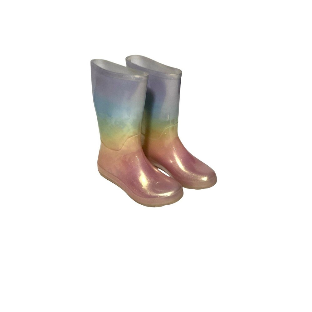 Cat & Jack Kids’ Cece Glitter Rain Boots -(Size 3)